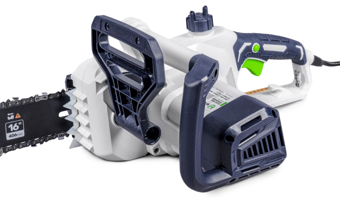 Сетевая цепная пила WUBER электрическая проводная с безключевой натяжкой шина 36 см для обрезки веток и деревьев