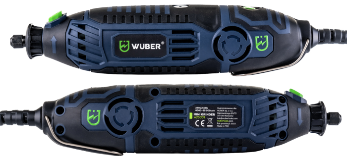 Гравер Шліфувальна машина пряма WUBER шліфмашинка гравірувальна із Гнучким Валом + насадки 300 шт