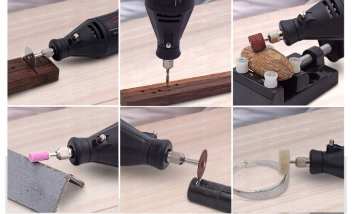 Гравер Шліфувальна машина пряма W.D.S шліфмашинка гравірувальна із Гнучким Валом + насадки 300 шт