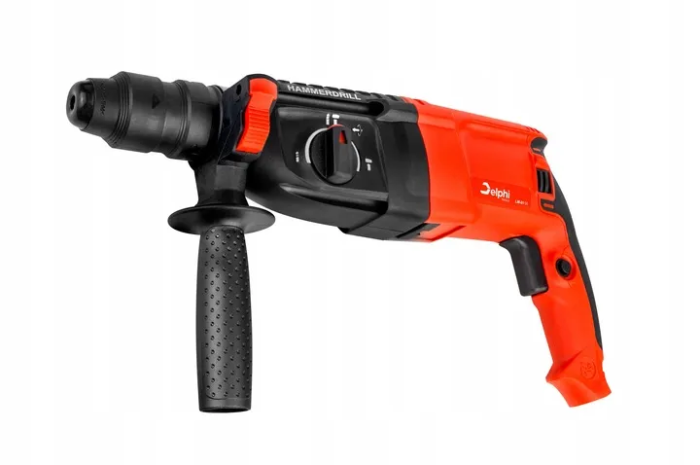 Перфоратор сетевой Delphi Tools с патроном SDS-plus и три режима сверления в пластиковом кейсе