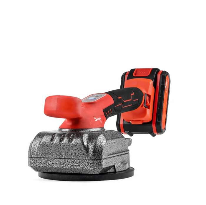 Аккумуляторная виброприсоска для плитки Delphi Tools электрическая для укладки плитки из 2 АКБ 24V/5Ah в пластиковом кейсе