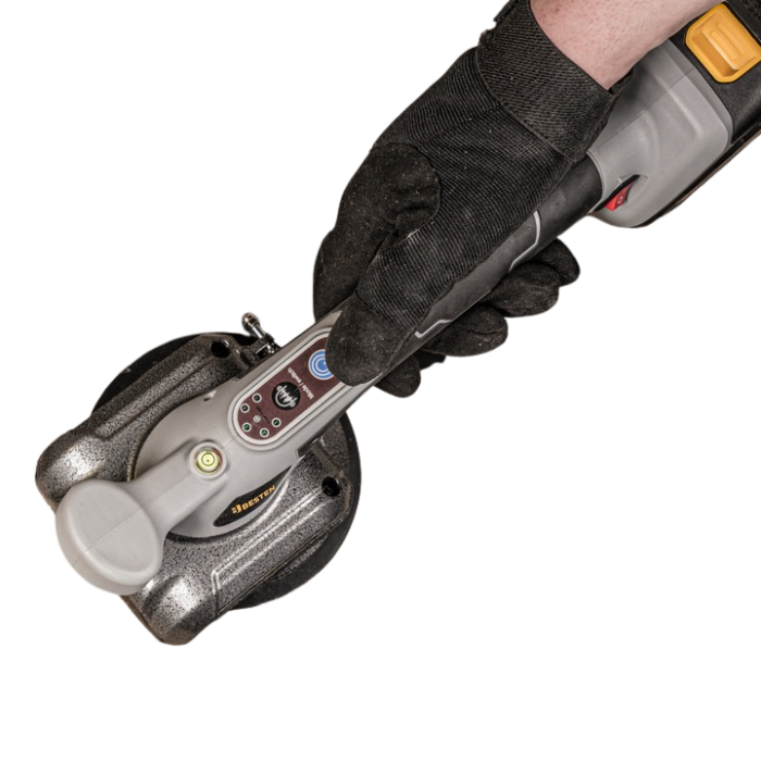 Аккумуляторная виброприсоска для плитки BESTEN BE0002855 электрическая для укладки плитки из 2 АКБ 24V/5Ah в пластиковом кейсе