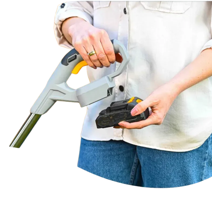 Аккумуляторный триммер BESTEN BE0002869 косилка с углом наклона головки для газона и сорняков с 2 АКБ 36V/5Ah