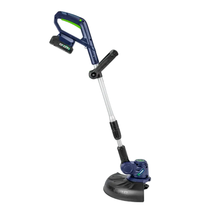 Аккумуляторный триммер WUBER косилка с углом наклона головки для газона и сорняков с 2 АКБ 36V/5Ah