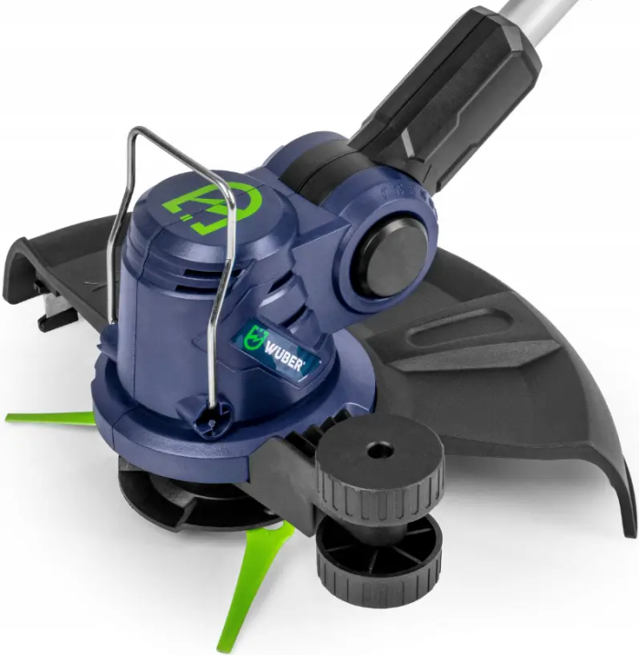 Акумуляторний тример WUBER косарка з кутом нахилу головки для газону та бур'янів з 2 АКБ 36V/5Ah