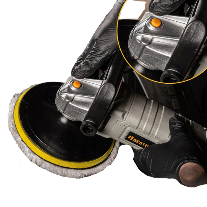 Полірувальна машинка для кузова автомобіля BESTEN 2310 Вт для полірування з регулюванням обертів