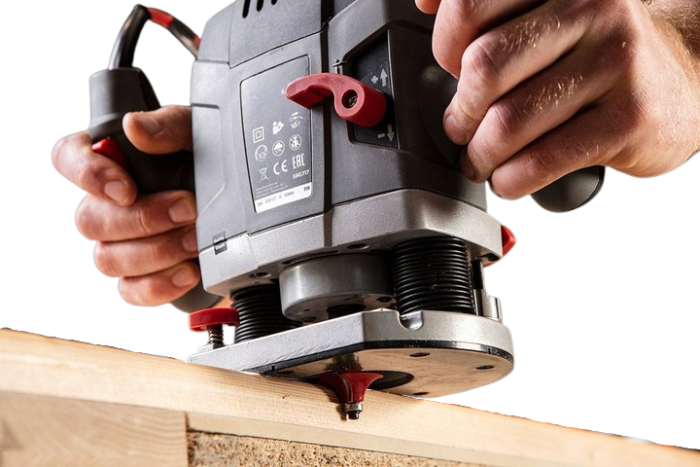 Сетевой фрезер электрический GRAPHITE с регулировкой оборотов 16000-30000 об/мин мощностью 2035 Вт.