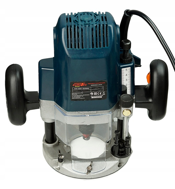 Фрезер сетевой электрический Eurotec с регулировкой оборотов 16000-30000 об/мин мощностью 2035 Вт.