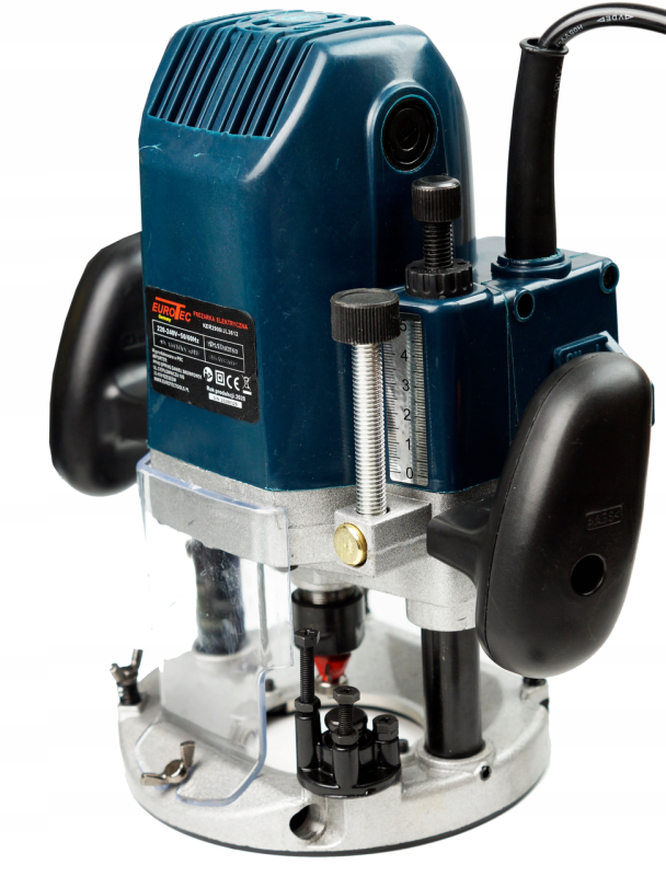 Фрезер сетевой электрический Eurotec с регулировкой оборотов 16000-30000 об/мин мощностью 2035 Вт.