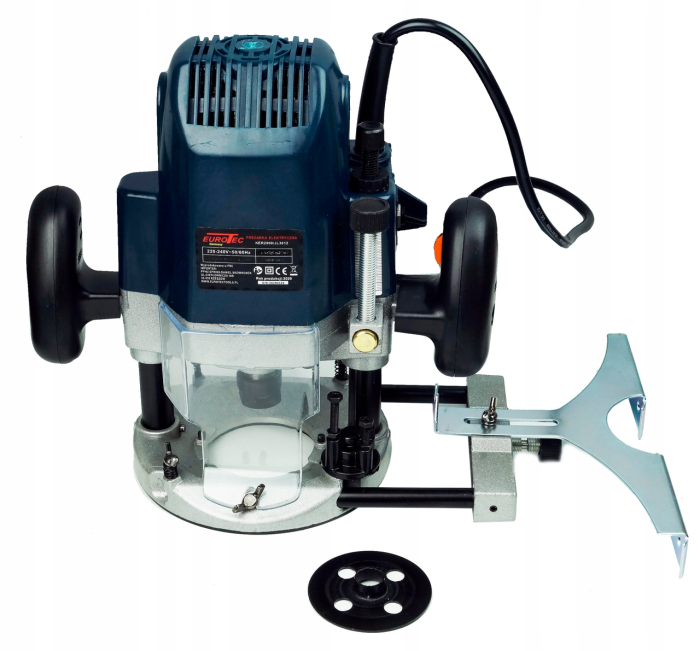 Фрезер сетевой электрический Eurotec с регулировкой оборотов 16000-30000 об/мин мощностью 2035 Вт.