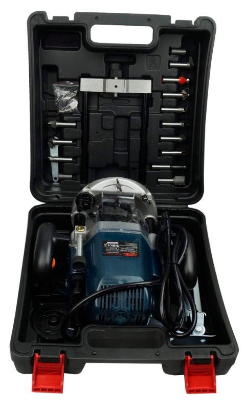 Фрезер сетевой электрический Eurotec с регулировкой оборотов 16000-30000 об/мин мощностью 2035 Вт.