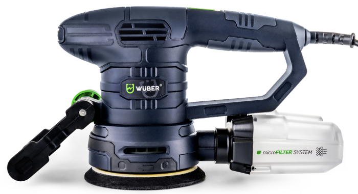 Ексцентрикова шліфмашинка Wuber 450 Вт орбітального типу із регулюванням обертів 6000-12000 об/хв