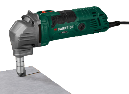 Мережеві вирубні ножиці по металу Parkside Електроножиці для робіт із листового металу товщиною до 2.5 мм