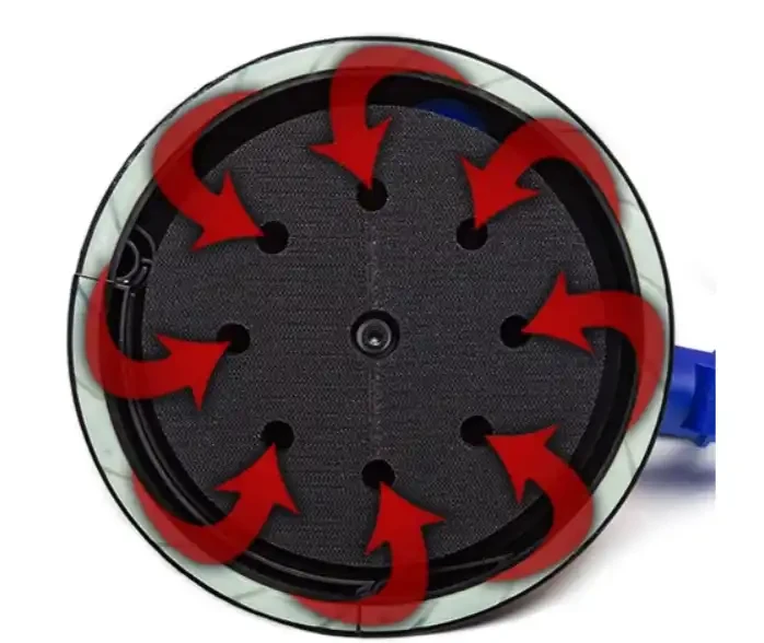 Шліфувальна машинка для стін та стелі Black багатофункціональна для шліфування із пилозбірником