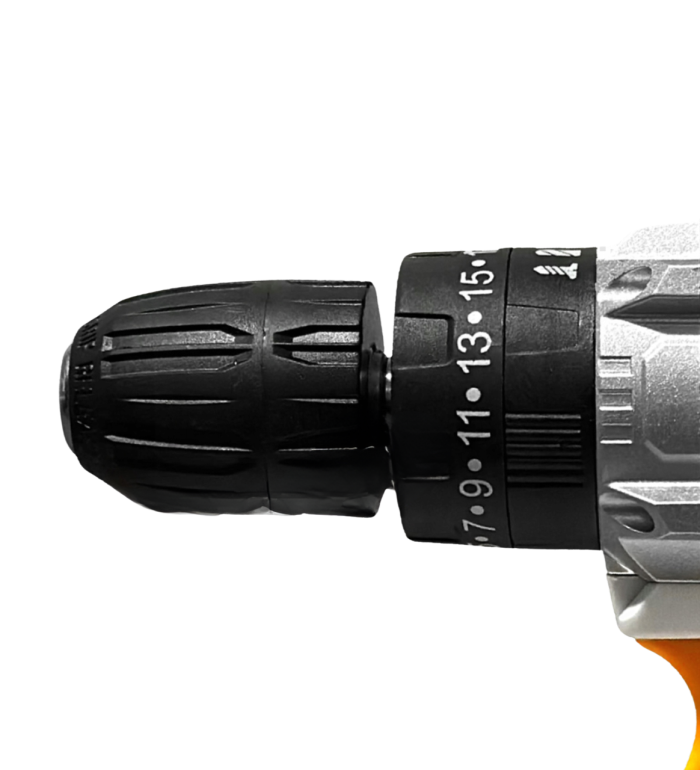 Акумуляторний шуруповерт ABRAMS разом з набором біт свердел та головок в пластиковому кейсі із 2 АКБ 24V/5Ah