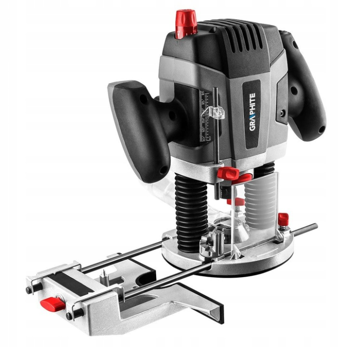 Мережевий фрезер електричний GRAPHITE із регулюванням обертів 16000-30000 об/хв потужністю 2035 Вт