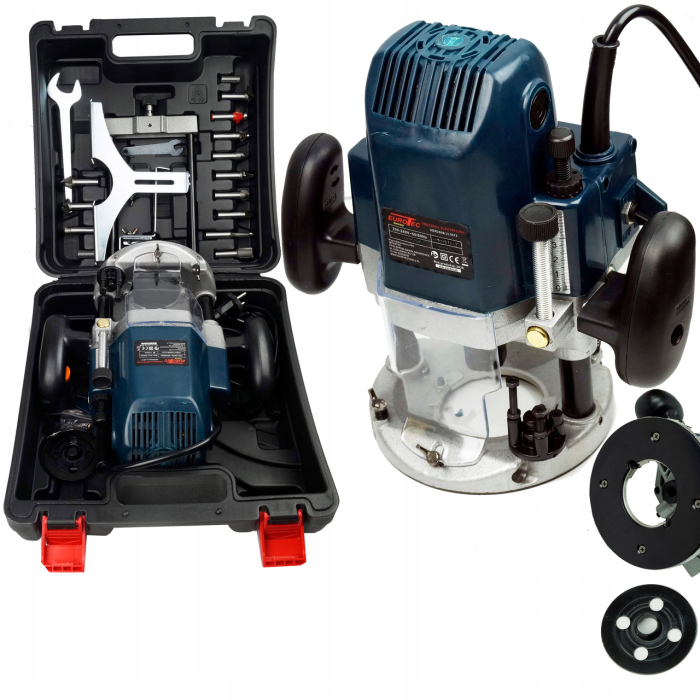 Фрезер мережевий-електричний Eurotec із регулюванням обертів 16000-30000 об/хв потужністю 2035 Вт